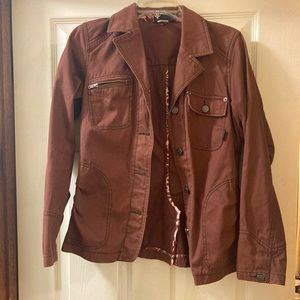 Rust red/brown Patagonia jacket